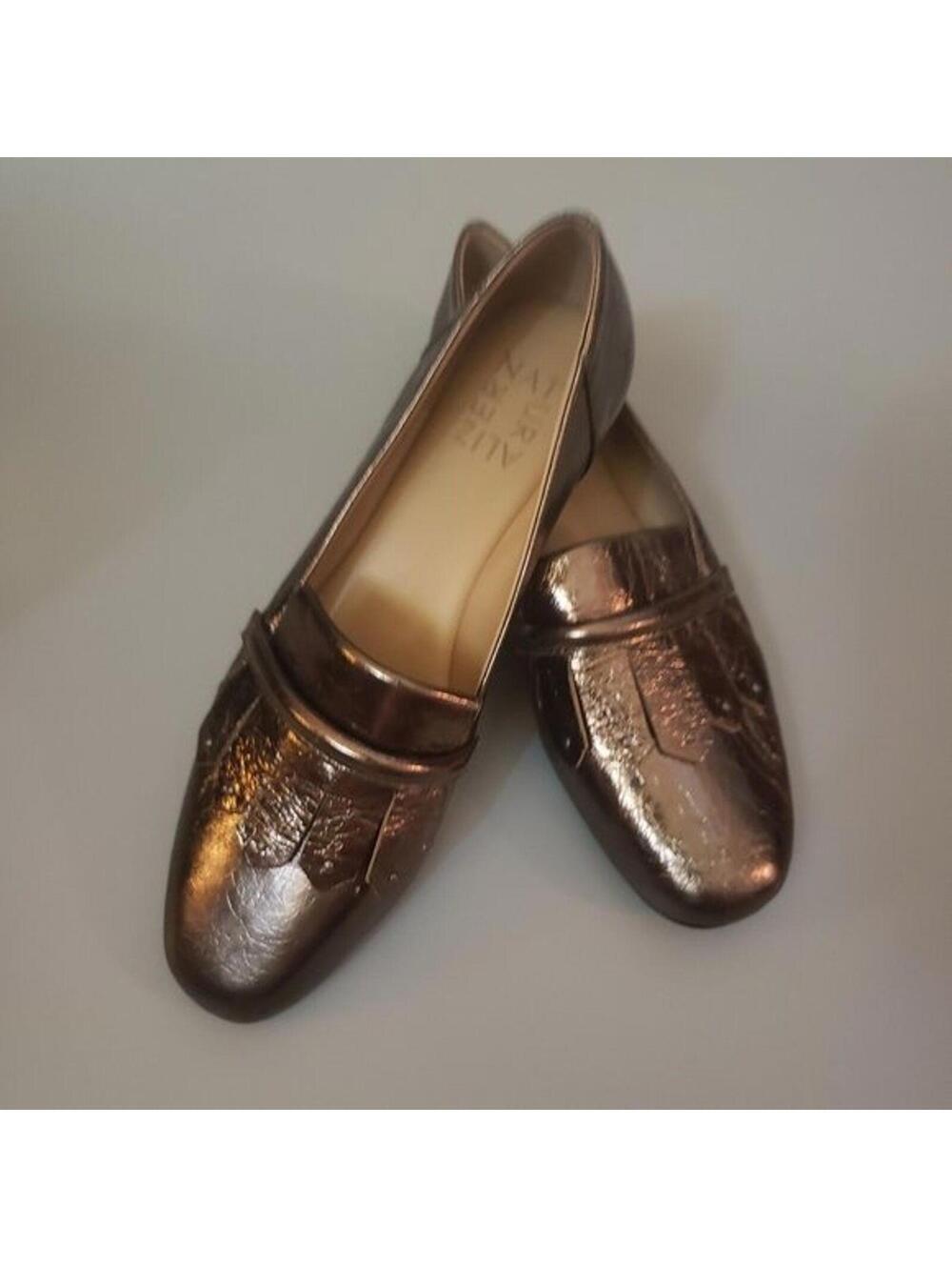Naturalizer Ellis Bronze Metallic Loafers Flats Women’s 7 Narrow NEW - Picture 8 of 8